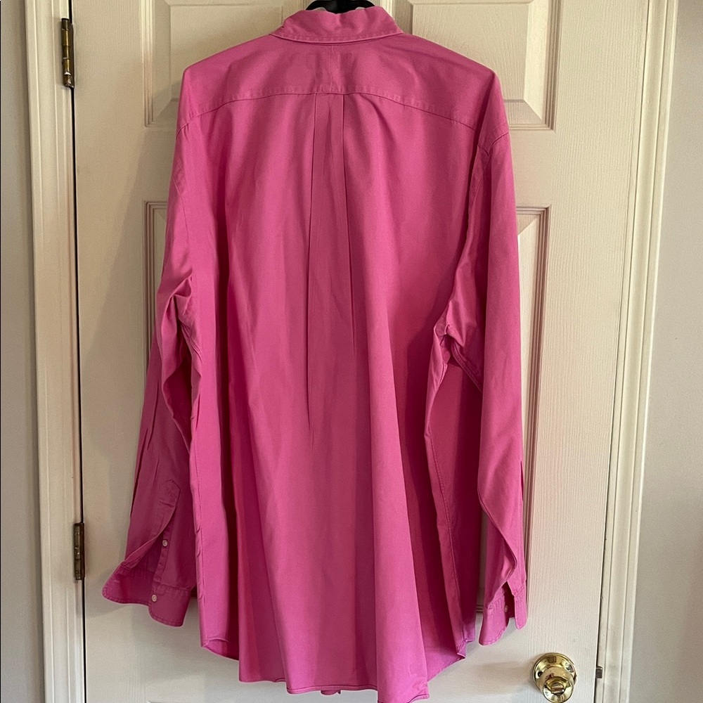 Ralph Lauren Men's Bright Pink Button Down Shirt - Picture 4 of 4